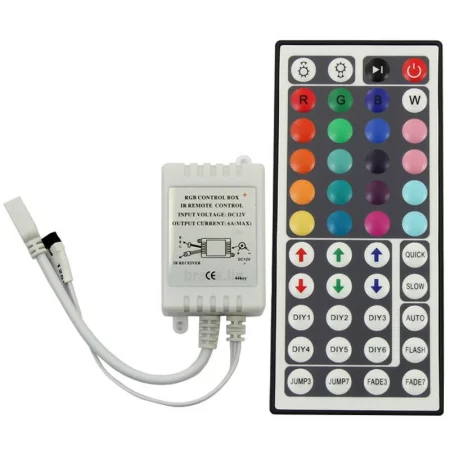 Sterownik RGB IR 12V, 6A - 44 przyciski | AMPUL.eu