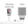 Thermostat KTO 011, 250V/10A, 0-60°C NC | AMPUL.eu