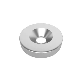 Neodímium mágnes, 5mm-es lyukkal, ⌀20x4mm, N50 | AMPUL.eu