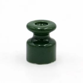 Ceramic spiral wire holder, green | AMPUL.eu