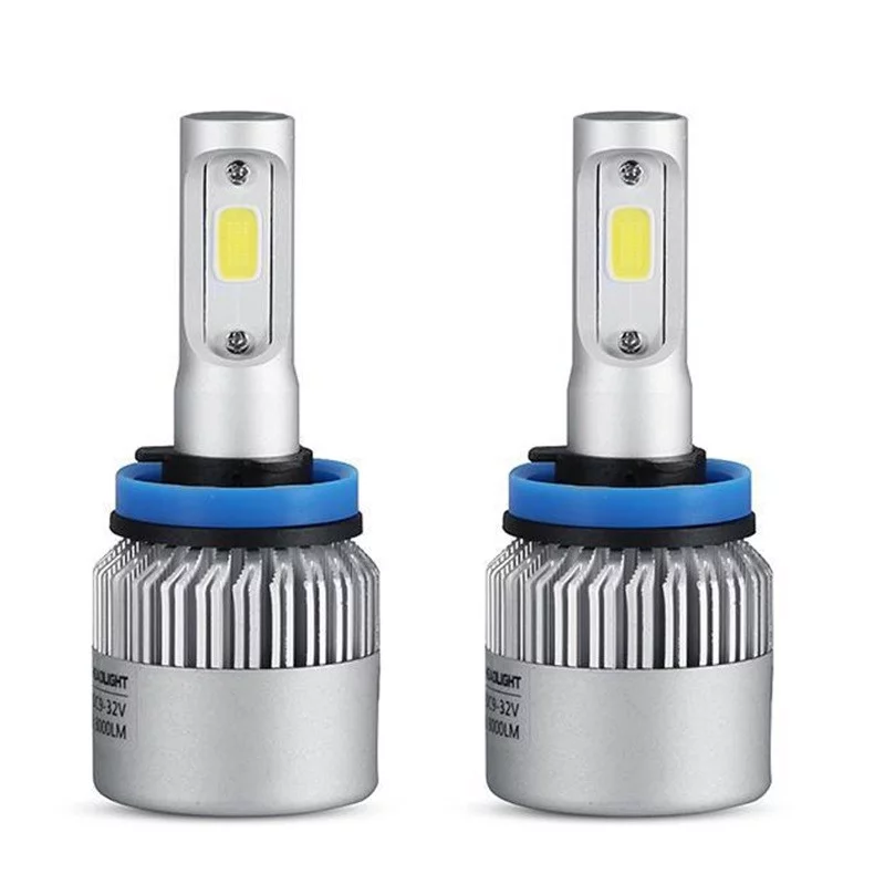 rense barm Følelse Sæt LED pærer til biler med fatning H11, COB LED, 4000lm