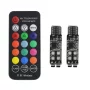 RGB T10, W5W, 10x3030 s RF ovladačem, možnost nastavení