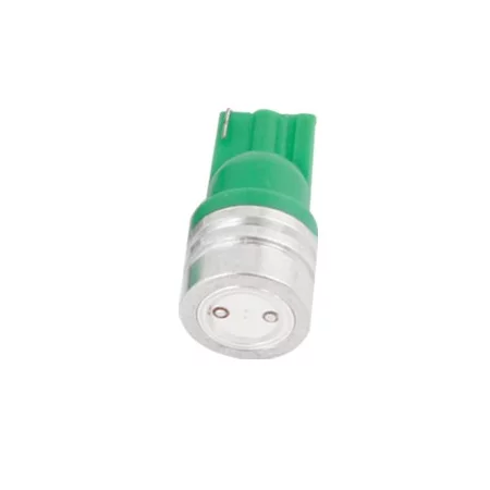1W LED socket T10, W5W - Green | AMPUL.eu