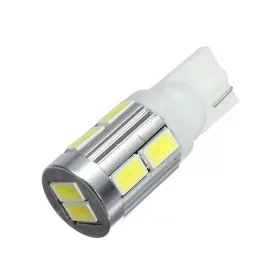 LED 10x 5630 SMD foglalat T10, W5W - Fehér | AMPUL.eu