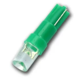 T5, 5mm-es LED süllyesztett előlap - Zöld | AMPUL.eu