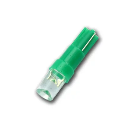 T5, 5mm-es LED süllyesztett előlap - Zöld | AMPUL.eu