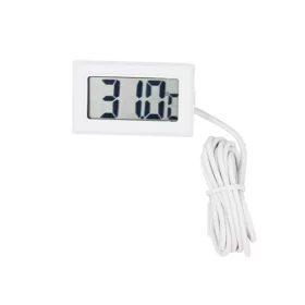 Digital termometer -50°C - 110°C, vit, 3 meter, AMPUL.eu