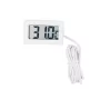 Digital termometer med externt nummer, 3 meter lång. Temperaturområde -50 °C - 110 °C.