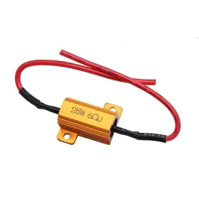 Resistor for LED Car Bulbs Resistance 6ohm, 25W (eliminates