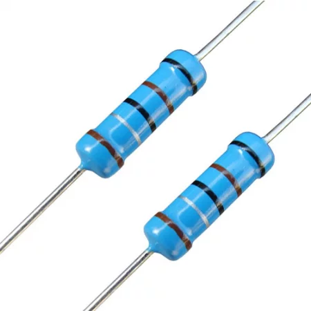 Resistor 1W, 1%, wired   Resistance 1 Ohm, 1R0