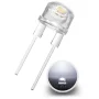 Prozirna LED dioda od 0,5 W, parametri se mogu pronaći u specifikaciji proizvoda.