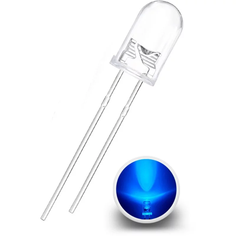 Diodo LED 5 mm, blu