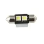LED 2x 5050 SMD SUFIT Aluminium køling, CANBUS - 31mm, Hvid