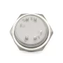 Metal switch without locking, RGB LED backlight, diameter 22mm