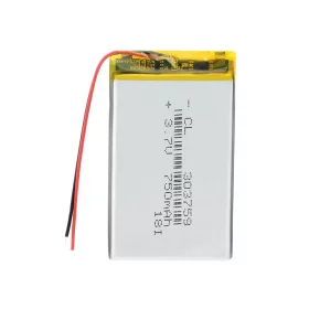 Batterie Li-Pol 750mAh, 3.7V, 303759, AMPUL.eu