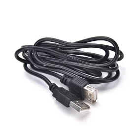 Kabel przedłużający USB 2.0, czarny, 1,5 metra, AMPUL.eu