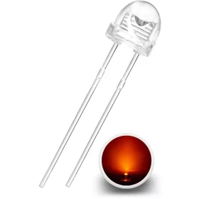 LED-diod 5mm, 120°, orange | AMPUL.eu