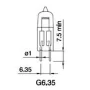 Halogen bulb with socket G6.35, 75W, 12V | AMPUL.eu