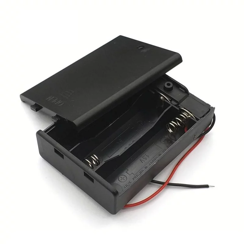 Batteriefach für 3 AA-Batterien, 4,5 V, mit Schalter