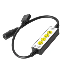 Káblový LED ovládač, 6A, 5.5x2.1mm, RGB | AMPUL.eu