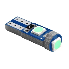 T5, 3x 3030 SMD LED, 1.2W - Grön | AMPUL.eu