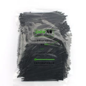 Nylonumreifungsbänder 3x150mm, 1000Stück, schwarz | AMPUL.eu