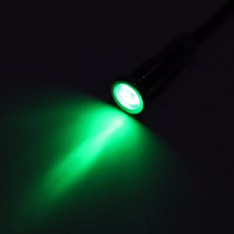 Lumonic LED Kontrollleuchte 22mm Grün aus Edelstahl I