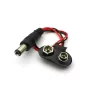 Socket for 9V battery with 5.5x2.1mm connector | AMPUL.eu