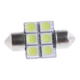 LED 6x 5050 SMD SUFIT - 31 mm, bianco | AMPUL.eu