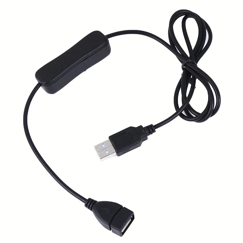 HKBTM-Câble USB avec interrupteur marche/arrêt, câble d'extension