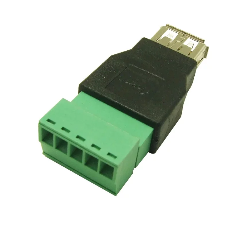 USB 2.0-Stecker, Buchse, schraubbar