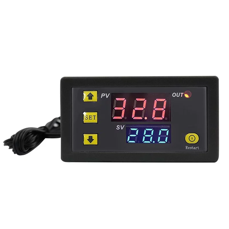 Digitaler Thermostat W3230 mit externem Fühler -50°C 
