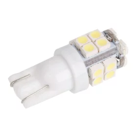 LED 20x 3528 SMD foglalat T10, W5W - Fehér | AMPUL.eu