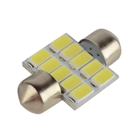 LED 10x 5630 SMD SUFIT - 31mm, valkoinen | AMPUL.eu