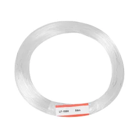 Optical cable 1.5mm, 50 meters, clear light conductor |