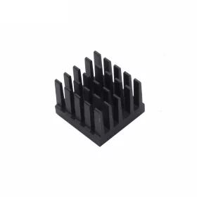 Aluminum heat sink 18x18x13.5mm with hot melt adhesive tape