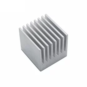 Aluminum heat sink 30x28.2x28.2mm with hot melt adhesive