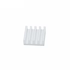 Aluminum heat sink 9x9x3mm with hot melt adhesive tape |