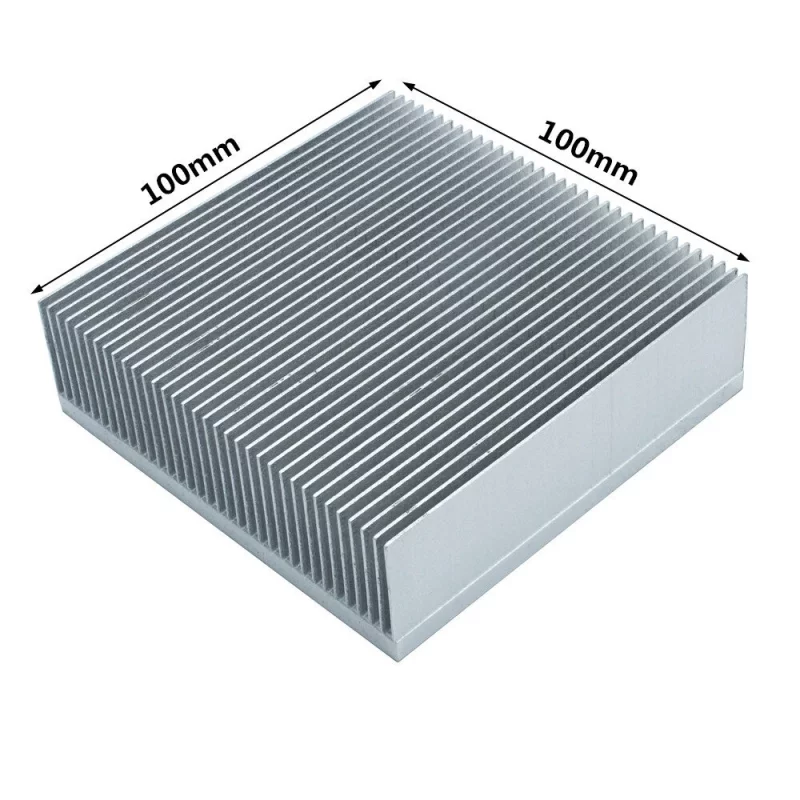 Dissipateur thermique à puce pour carte mère, en aluminium noir,  60x60x10mm, 1 pièce, offre spéciale