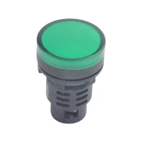 LED-indikator 24V, AD16-30D/S, för håldiameter 30mm, grön |