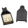 Kabelski priključek USB tipa A, ženski | AMPUL.eu