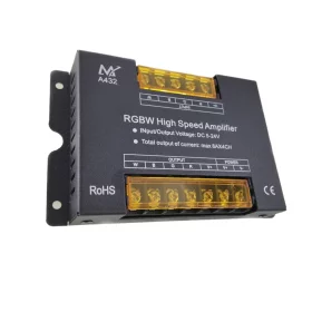 Amplifier for RGBW LED strips, 4x8A, 5V-24V | AMPUL.eu
