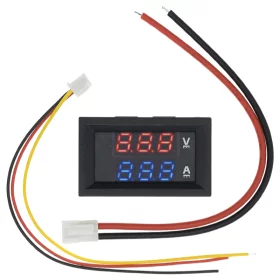 Digital voltmeter, ammeter 0-100V DC, 10A | AMPUL.eu