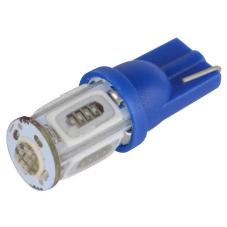 LED 5x COB pätice T10, W5W - Modrá | AMPUL.eu