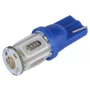 LED 5x COB foglalat T10, W5W - Kék | AMPUL.eu
