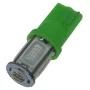 LED 5x COB socket T10, W5W - Verde | AMPUL.eu