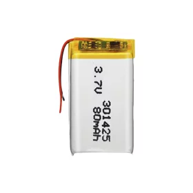 Li-Pol batéria 80mAh, 3,7V, 301425 | AMPUL.eu