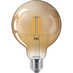 Philips LED bulb E27, filament 4W, 640lm, 2500K | AMPUL.eu