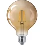 A bulb with a warm light of 2500K in a retro design with modern Filament LEDs.