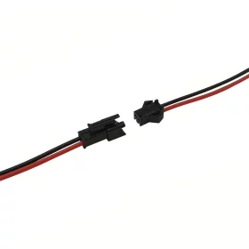 Priključni konektor z žicami JST SM 2-polni, 10cm | AMPUL.eu